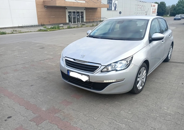 Peugeot 308 cena 31500 przebieg: 166300, rok produkcji 2014 z Kościan małe 37